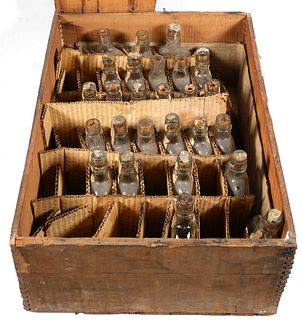 Pre-Prohibition BOURBON Bottles in Wood Case