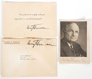 HARRY TRUMAN Signed Photograph