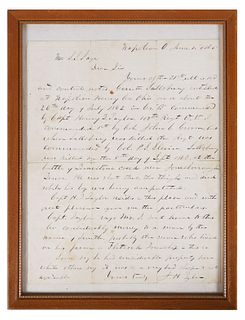 1865 CIVIL WAR Letter, War Content