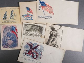 (74) CIVIL WAR Envelopes, Confederate & Patriotic