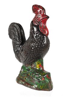 Mechanical Bank: ROOSTER, Kyser & Rex 1880s