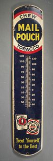Vintage MAIL POUCH Tobacco Thermometer