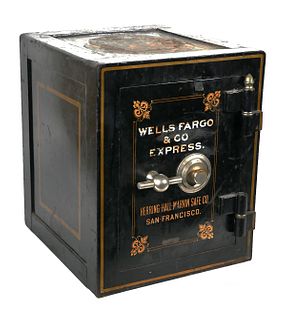 Antique WELLS FARGO Floor Safe