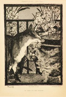 Edouard Manet - Le Chat et les Fleurs