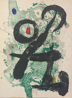 Joan Miro - Plate 7 from Derriere Le Miroir