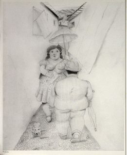 Fernando Botero (After)  - Untitled From "Dessins et Aquarelles"