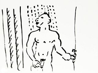 Keith Haring and Brion Gysin - Fault Lines (Shower)