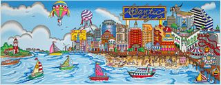 Charles Fazzino - An Atlantic City Summer 3-D