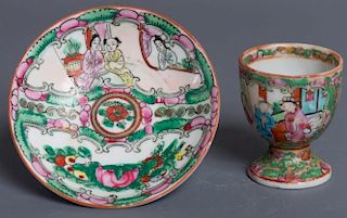 Chinese Rose Medallion Porcelain, Two (2)
