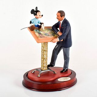 Sharing a Vision, Walt and Mickey - Walt Disney Classics Figurine