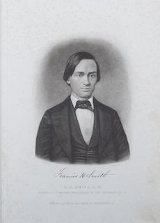 F.H. Smith (UVA Professor) Engraving, Framed