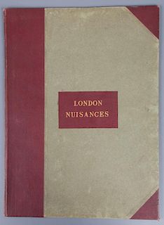 "London Nuisances" Portfolio of Plates