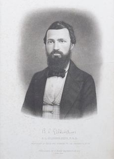 B.L Gildersleeve, P.H.D. Portrait Lithograph
