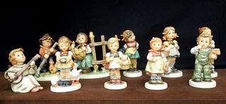 Group of (10) Hummel Figurines.