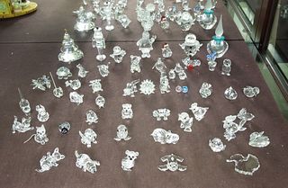 Group of Swarovski Crystal Miniatures.