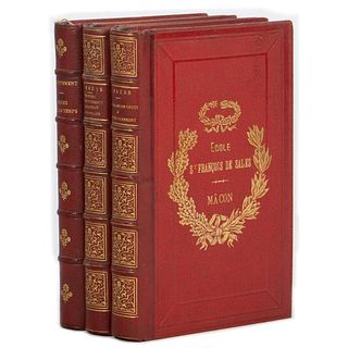French 19th Century Gilt Volumes (3).