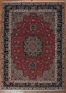 Persian Tabriz Silk & Wool 8'1" x 11'1" Rug