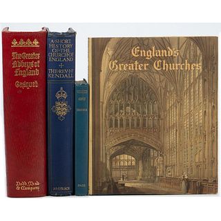 Four Titles on English Abbeys and Churches.