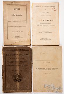 Four booklets on slavery