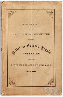 Report of the Merchants' Committee