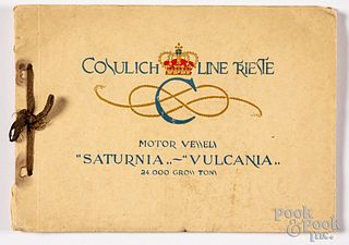 Cosulich Line Trieste cruise ship brochure