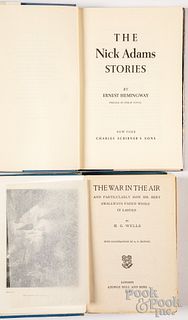 Two books, to include The War In The Air
