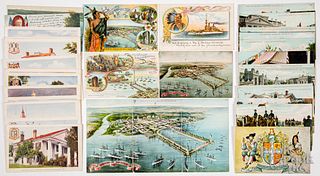1907 Jamestown Exposition Worlds Fair postcards