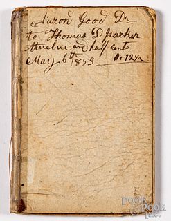Pre Civil War diary documenting Aaron Good