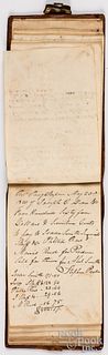 Early 19th c. Quaker receipt book