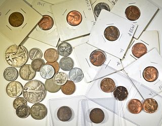 MIXED TYPE COIN LOT: