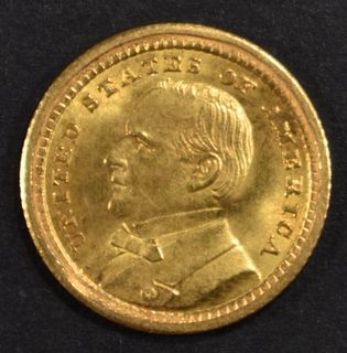 1903 GOLD $1 MCKINLEY COMMEM  GEM BU
