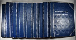 9 WHITMAN LINCOLN CENT ALBUMS 1909-1940
