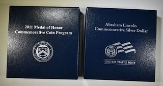 2009 ABE LINCOLN & 2011 MEDAL OF HONOR PROOF