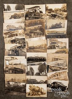Approx. forty real photo postcards