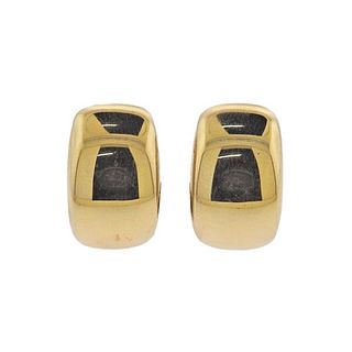 Cartier 18k Gold Half Hoop Earrings