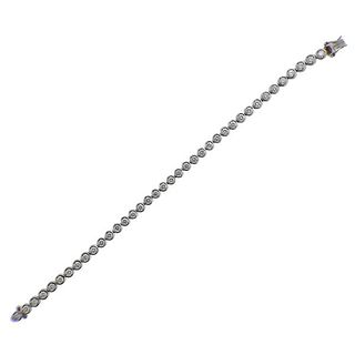 18k Gold Diamond Line Bracelet