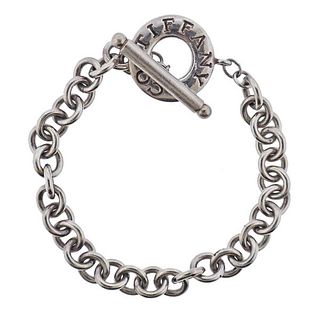 Tiffany &amp; Co Silver Toggle Link Bracelet 