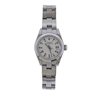Rolex Oyster Date Steel Lady&#39;s Watch 69160