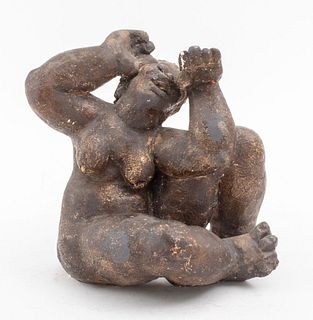 Modernist Seated Venus Ceramic Sculpture