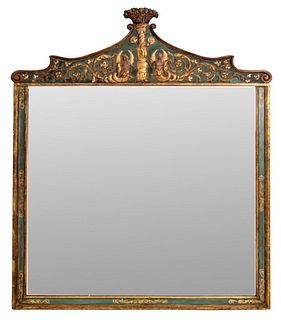 Italian Renaissance Frame Fragment with Mirror
