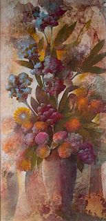 Alvaro Peppoloni Lithograph "Vase of Flowers"