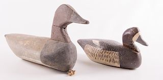 Handpainted Duck Decoys, Two (2)