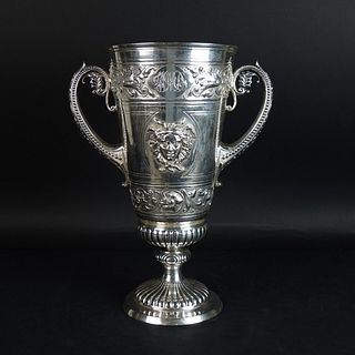 Robert Hennell lll London Sterling Trophy Vase