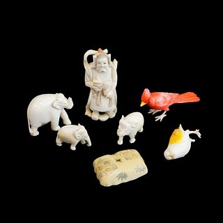 Assorted Carved Figurines