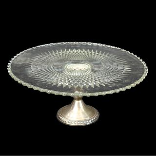 Duchin Crystal Sterling Compote
