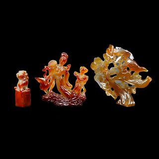 Chinese Agate Carvings