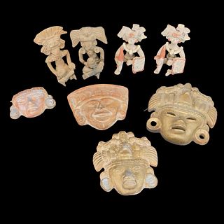 Pre Columbian Style Figurines