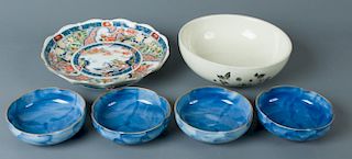 Porcelain & Ceramic Bowls, Six (6)