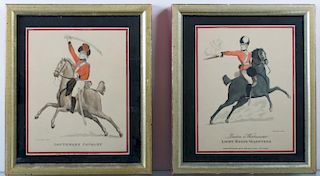 Rowlandson Delin Hand-Colored Prints, Two (2)