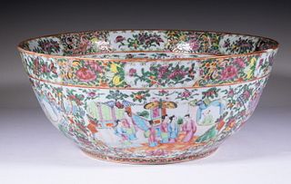 CHINESE EXPORT PUNCH BOWL